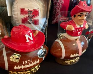 Nebraska Cornhuskers "Go Big Red" Football Decanter Set
