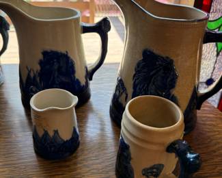 Old Sleepy Eye Pitchers and Mugs