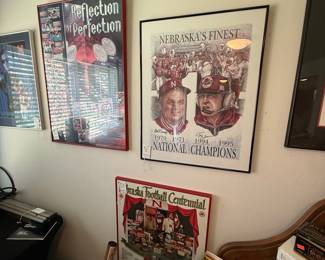 Nebraska Cornhuskers Championship Posters (1970, 1971, 1994, 1995)