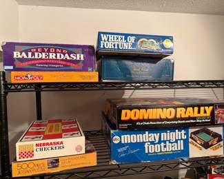Assorted Board Games Collection