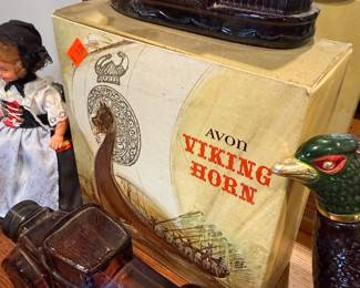 Avon Viking Horn Cologne Bottle