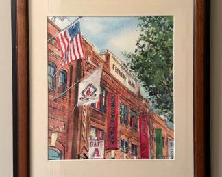 "Fenway Park", Signed Artwork