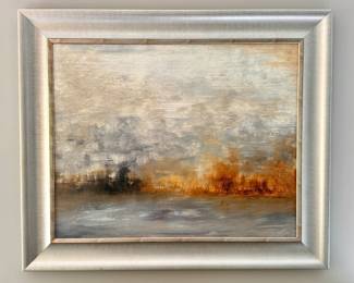 Abstract Oil on Canvas