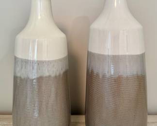 (2) Ceramic Vases