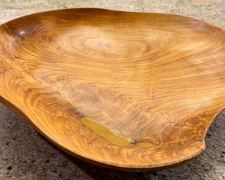 CB2 Teak Bowl