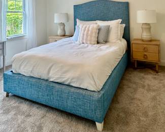 Custom Upholstered Queen Bed