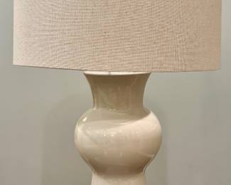 (2) Table Lamps with Linen Shade