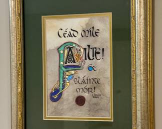 Gaelic Irish Greeting