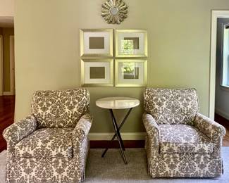 (2) Swivel Armchairs