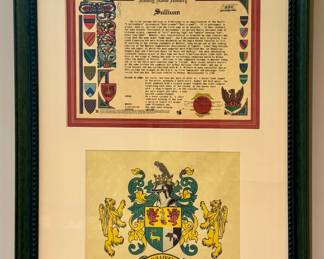 "Sullivan" Framed Family Crest