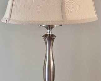 Brushed Chrome Table Lamp