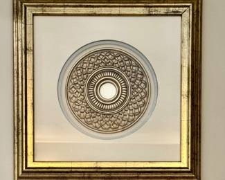 Framed Decorative Medallion