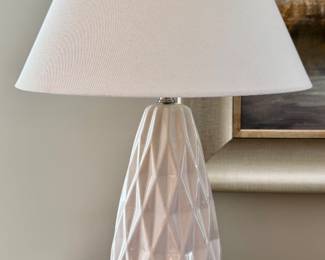 (2) Geometric Table Lamps