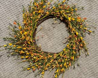 Faux Floral Wreath