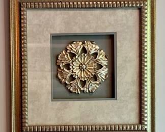Framed Decorative Medallion