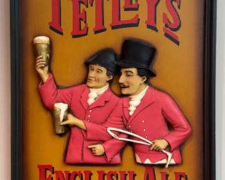 Tetley's English Ale Sign