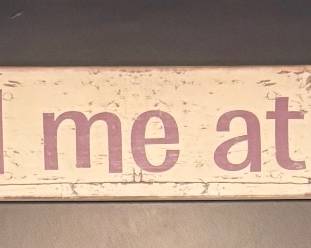 Rustic Tin Sign