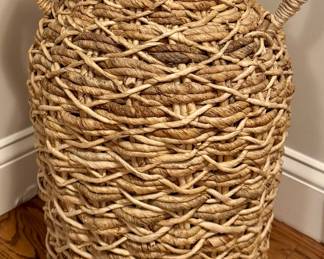 Woven Sea Grass Floor Vase