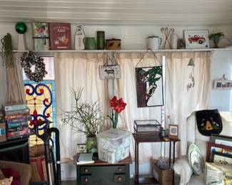 home decor, garden, leaded glass panels, puzzles