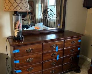 Dresser with mirror (part of set)