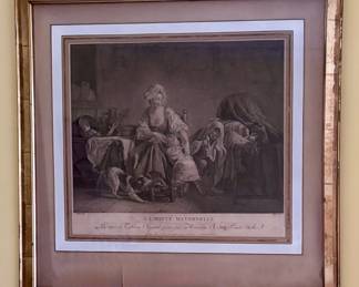 "La Bonte Maternelle" Framed Print
