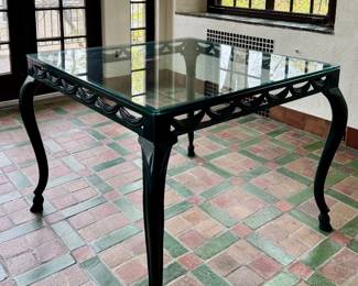 Iron & Glass Table