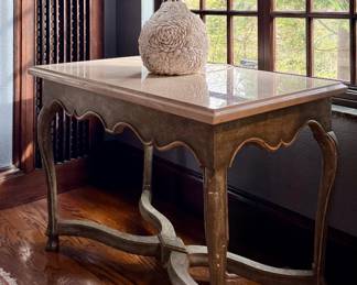 Marble Top Console Table