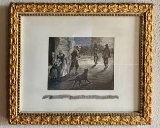 "Welcome, Englishmen" Framed Print