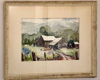 Signed Watercolor