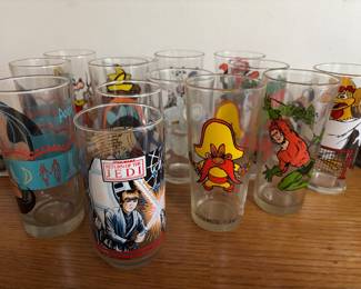 Vintage Burger King/Pepsi Glasses