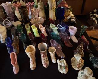 Fenton Shoes, Vases and More