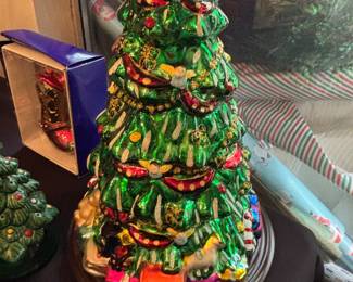 Vintage Thomas Pacconi Glass Christmas Tree