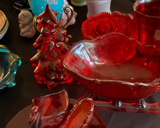 Fenton Red Glass