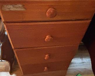 Narrow Four-Drawer Dresser