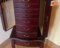 Stand-alone jewelry box (I also have several non-standing jewelry boxes