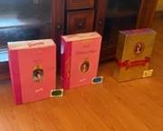 More Barbie dolls and television stand