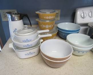 Truly vintage Pyrex and CorningWare