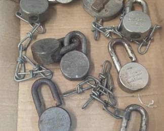 Vintage Steel Padlocks