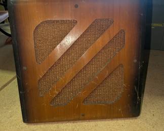 Vintage Cletron Speaker Cabinet with PM-123 Speaker