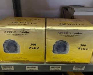 Acoustic Audio 2-Way Outdoor Rock Speakers