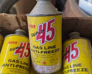 11 Amco Super 45 Gas Line Anti-Freeze Cans