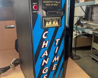 Vintage Change Time Bill Acceptor Machine