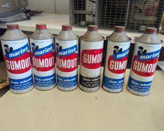 Vintage Marine Gumout Cans
