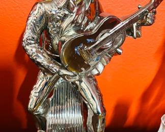 Elvis Presley Commemorative Silver  Decanter