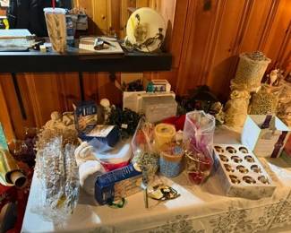 Christmas decorations. Some vintage.