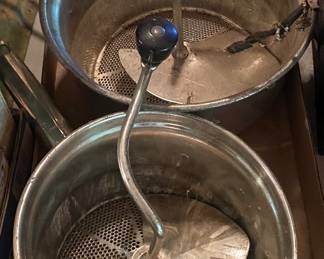 Vintage Kitchen Ricers/Strainers