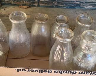 Assorted Milk Bottles