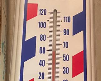 Barber Shop Advertising Thermometer