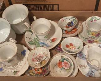 China Teacups and Saucers