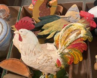 Rooster and Chicken Decor